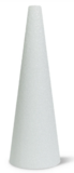 4.75&quot;x17.9&quot; Styrofoam Cone White