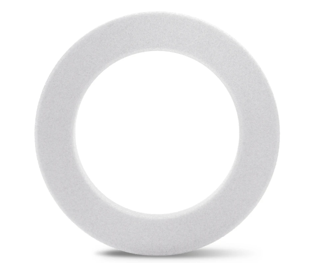 10&quot; Beveled Styrofoam Wreath White