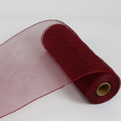 10&quot;x10yd Solid Deco Mesh  Burgundy