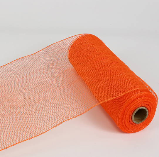 10&quot;x10yd Solid Deco Mesh  Orange