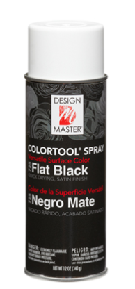 12oz Spray Paint Flat Black