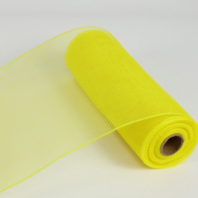 10&quot;x10yd Solid Deco Mesh Yellow