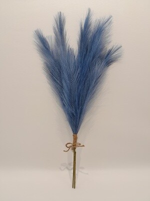 28&quot; Feather Grass Bundle x3 Blue