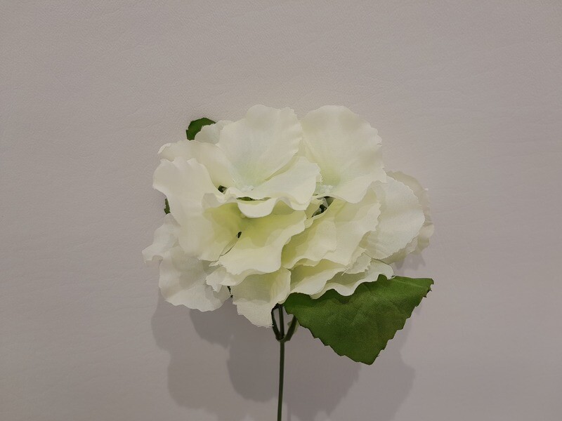 19&quot; Hydrangea Bush x7 Cream