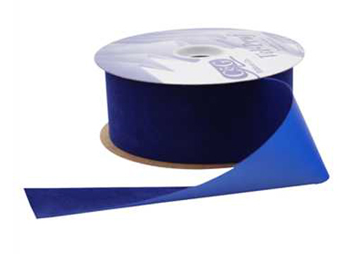 1.5&quot;x25yd Velvet Ribbon Royal