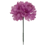 7&quot; Carnation Pick w/3.5&quot; Head Lavender