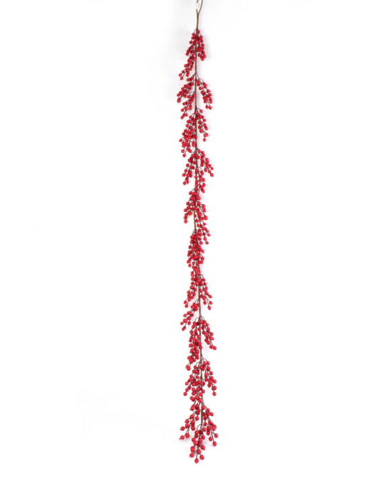 6&#39; Berry Garland Red