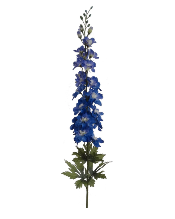 37&quot; Delphinium Spray Dark Blue