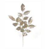 20&quot; Glitter Salal Leaf Gold/Silver