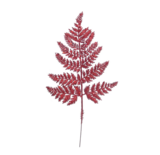 14&quot; Glitter Leather Fern Red