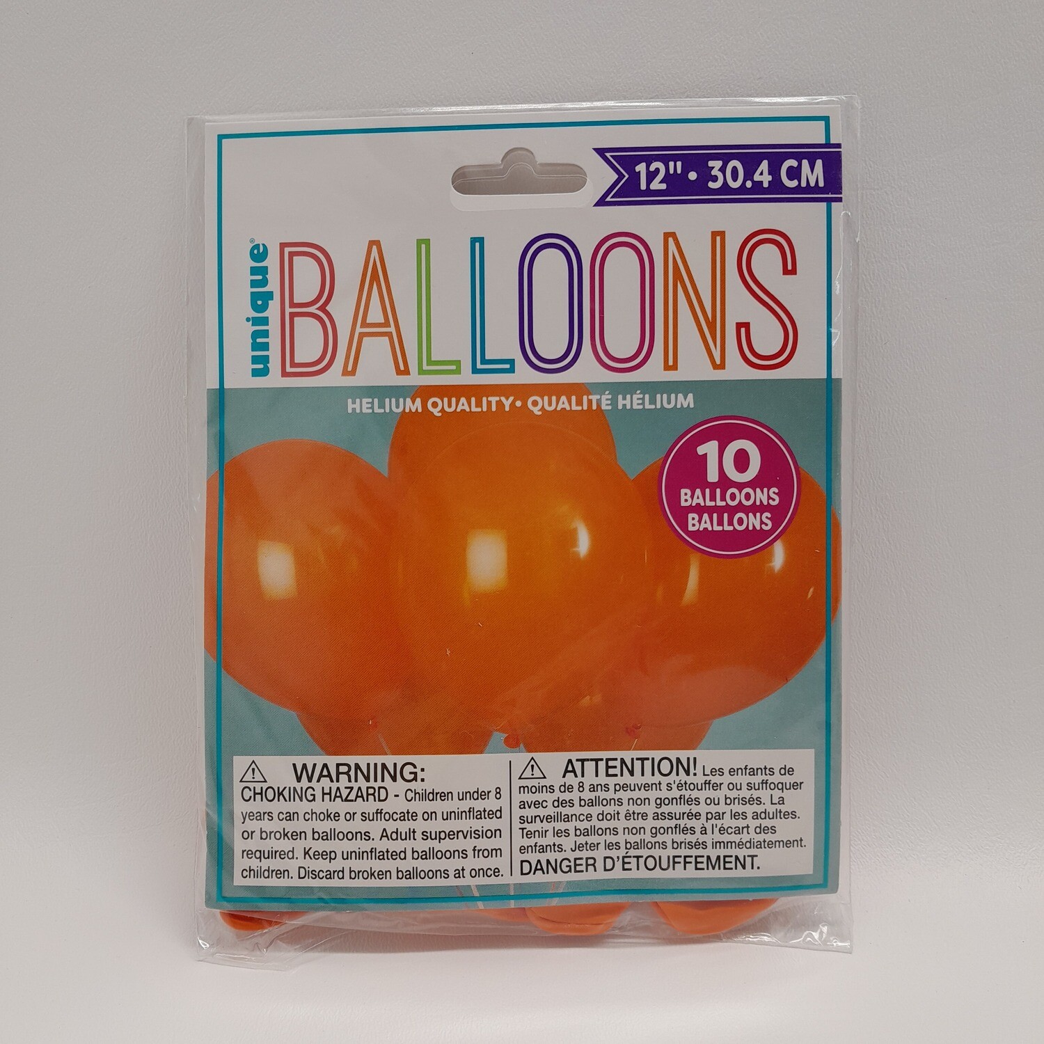 10pc 12&quot; Balloons Pumpkin Orange