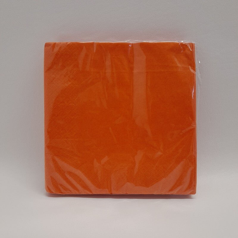 20pc 2-Ply Napkin Pumpkin Orange