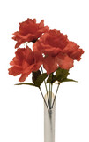 13&quot; Rose Bush x5 Red