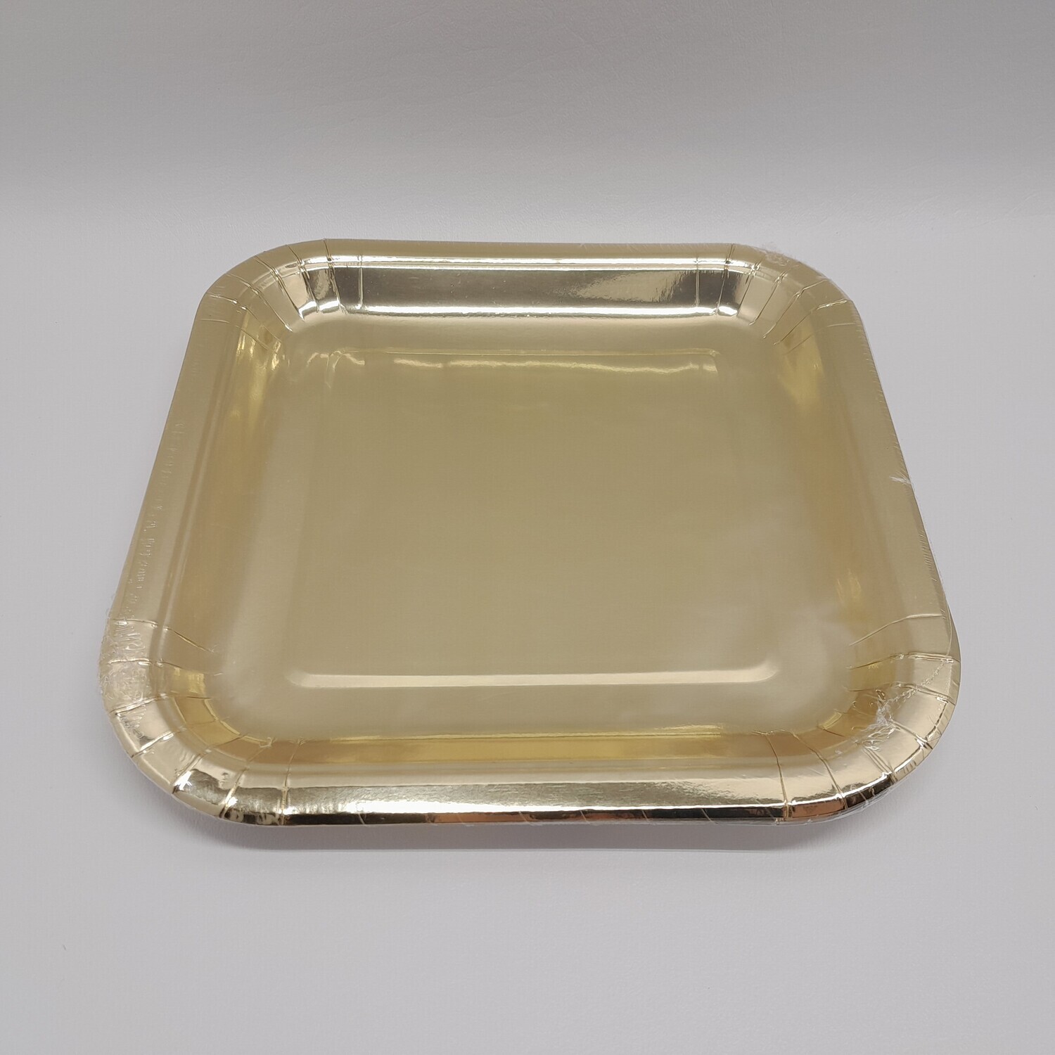 8pc 9&quot; Square Plate Gold