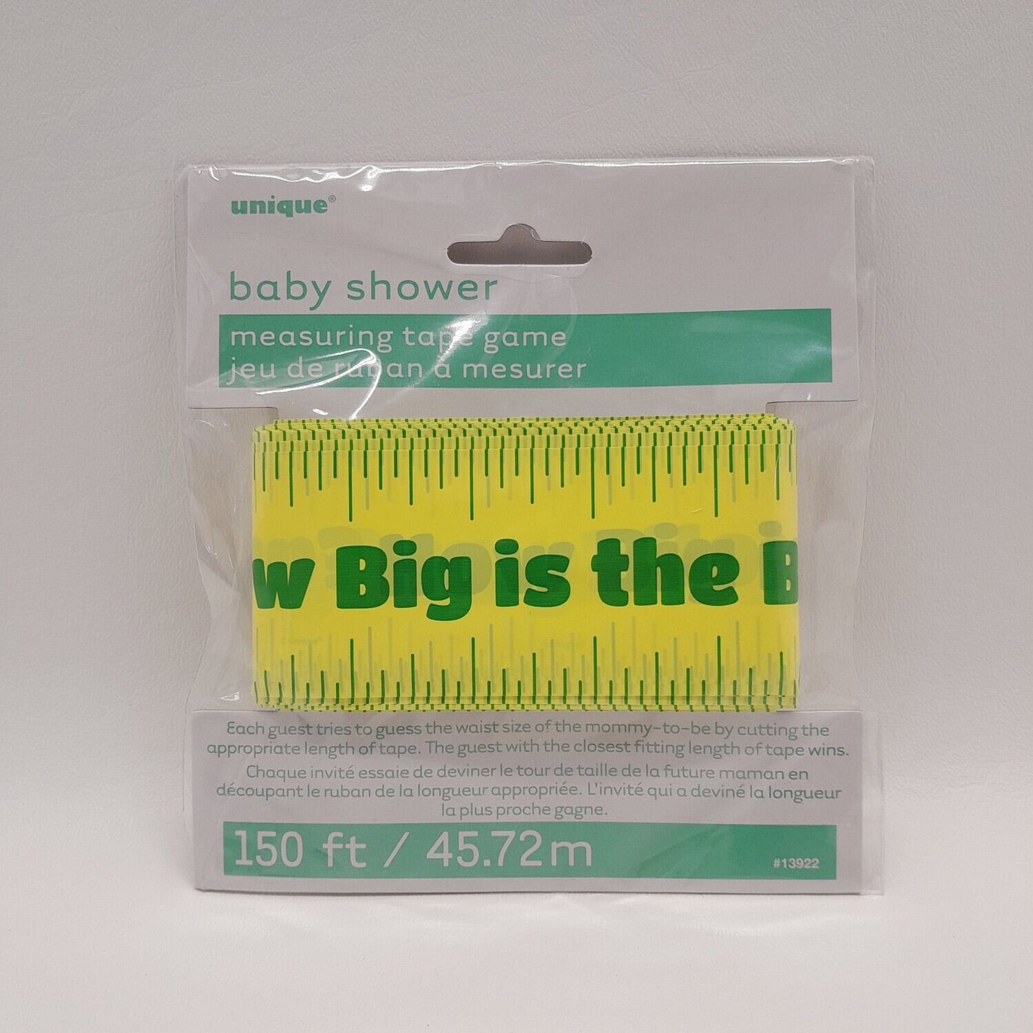 150&#39; Baby Shower Measuring Tape Game