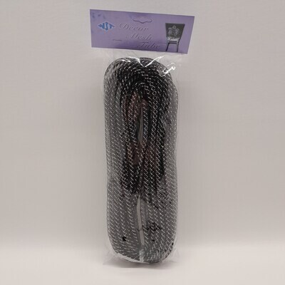 8mm x 15yd Mesh Tubing Black