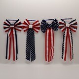 26&quot; Patriotic Velvet Bow Assorted