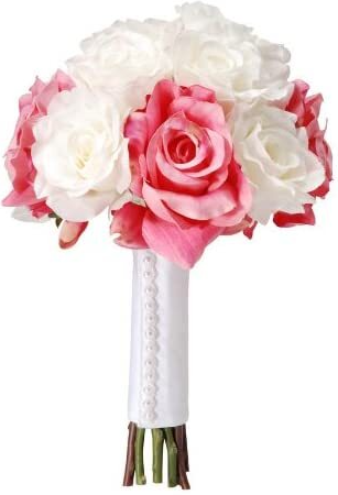 Bouquet Wrap W/Pearl Trim White