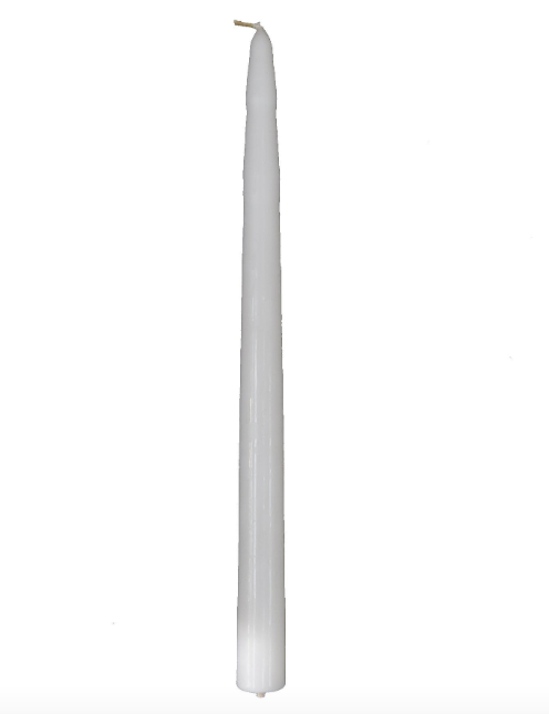 12&quot; Taper Candle  White