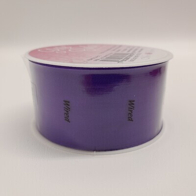 1.5&quot;x3yd Lyon Ribbon Purple