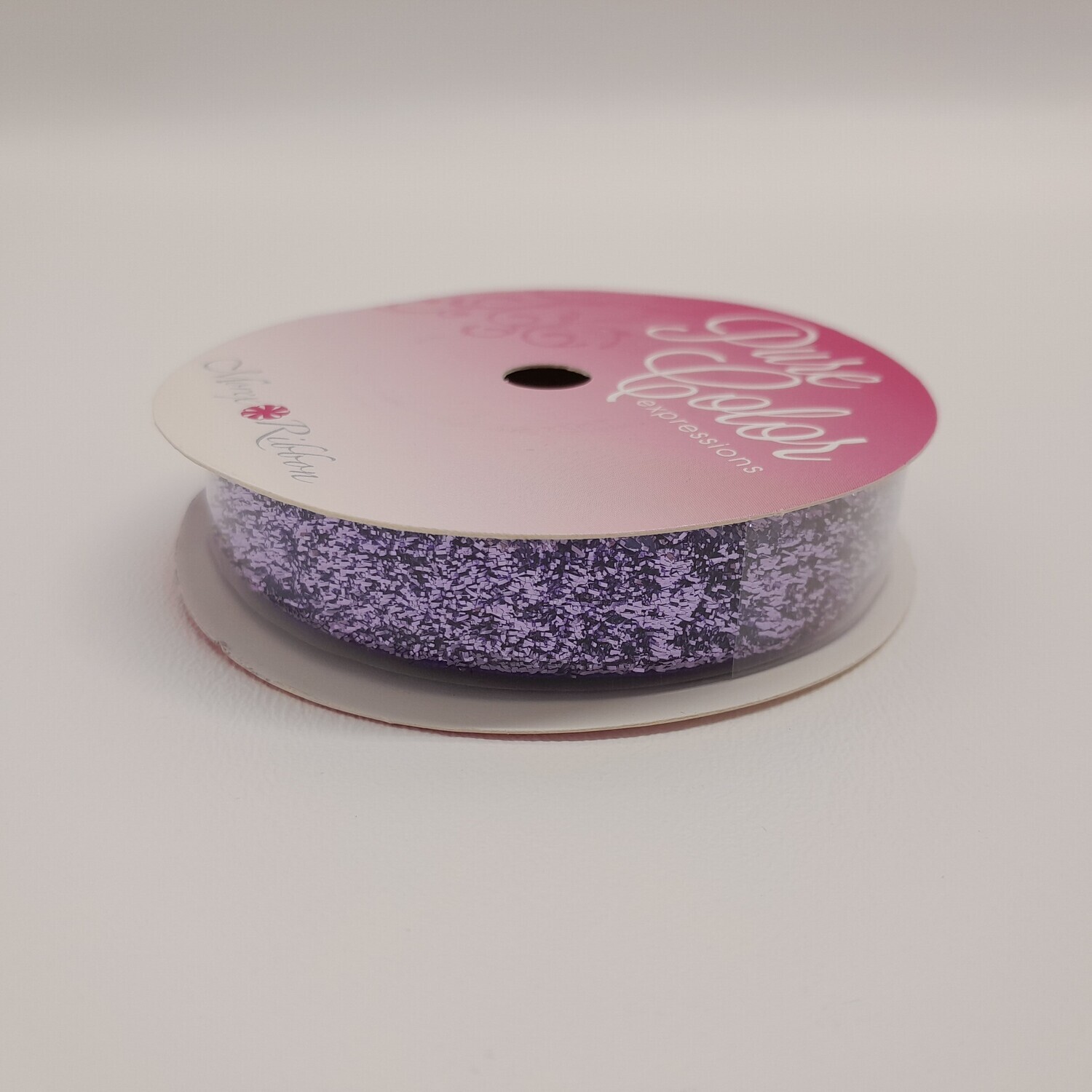 5/8&quot;x3yd Glitter Velvet Purple