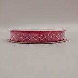 3/8&quot;x5yd Swiss Dot Ribbon Pink