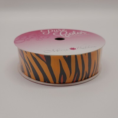 7/8&quot;x5yd Grosgrain Ribbon Tiger