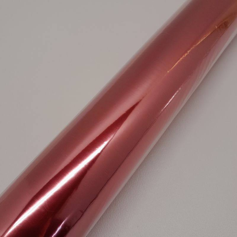 30&quot;x50&#39; Metallic Cellophane Roll Red