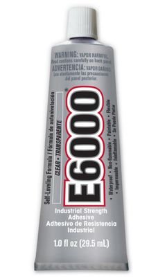 1oz E6000 Clear Industrial Strength Adhesive