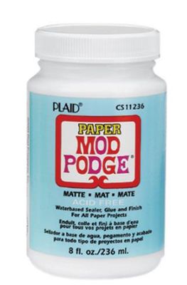 8oz Plaid Mod Podge Paper Matte Finish