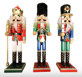 3.93&quot;x3.14&quot;x15&quot; Wood Nutcracker Assorted