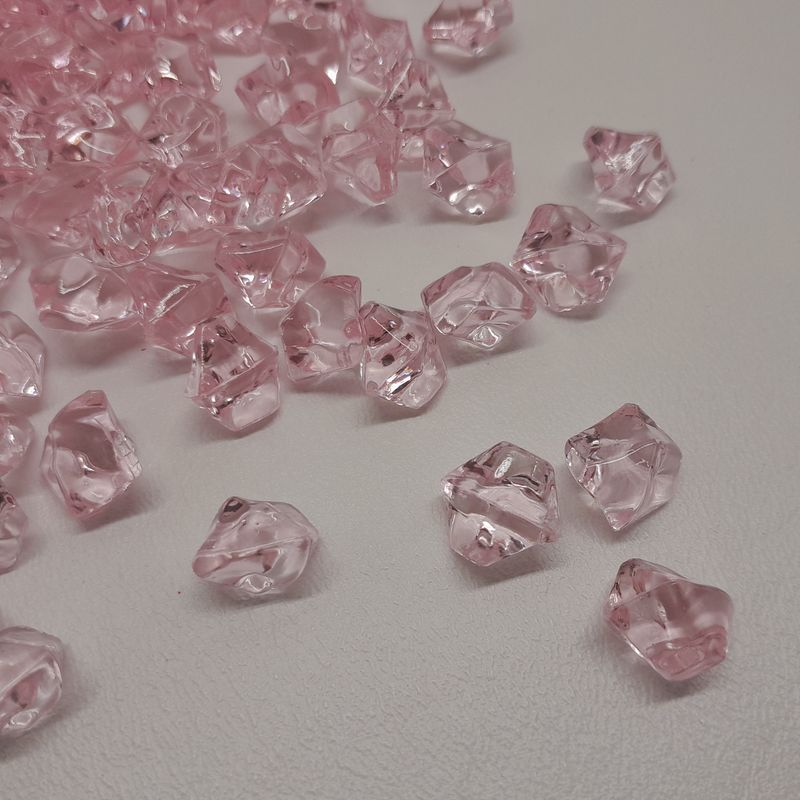 1# 1.5cm Acrylic Rocks Pink