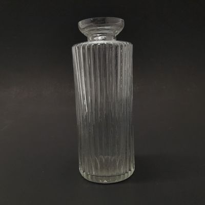 2&quot;x5.5&quot; Fluted Vase w/0.7&quot; Opening (Glass)