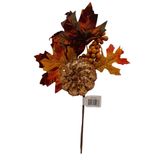 12&quot; Glitter Pumpkin/Leaf/Berry Pick