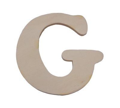 *4.25&quot; Wood &quot;G&quot;