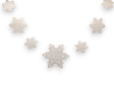 82&quot; Snowflake Garland