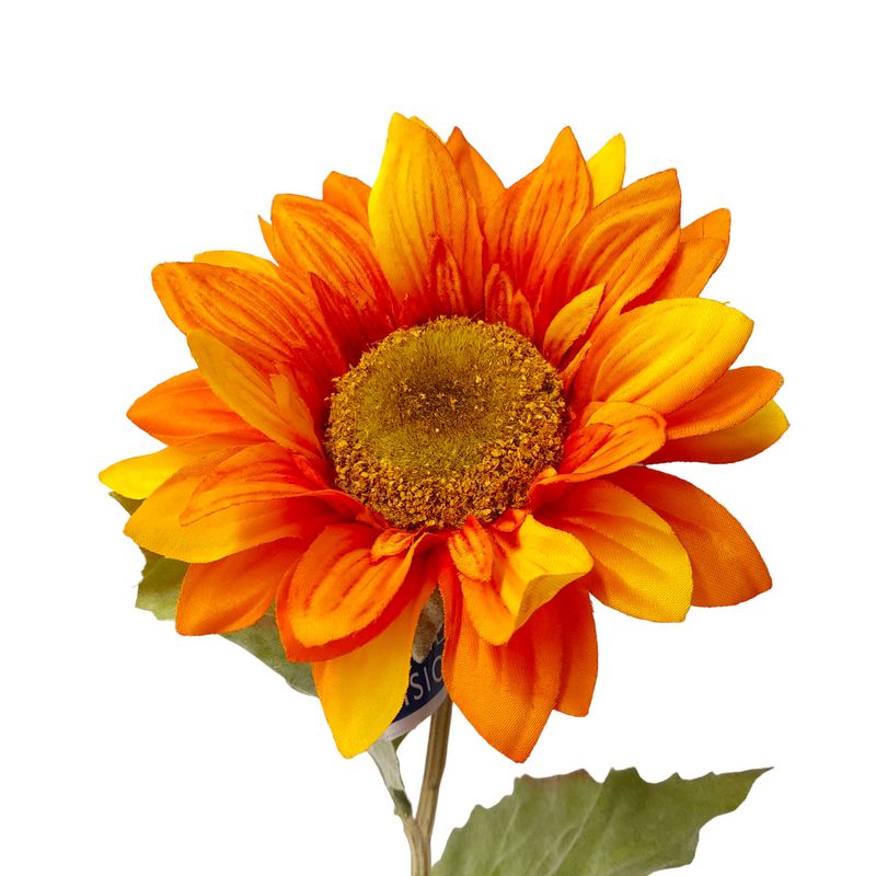 24&quot; Sunflower Stem w/5&quot; Head Orange