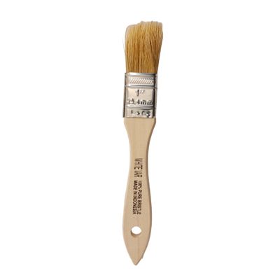 1&quot; White Bristle &quot;Chip&quot; Brush