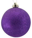 250mm Glitter Ornament Purple