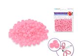 175pc 9mm x 6mm Pony Beads Light Pink