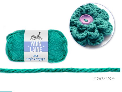 50g - Approx. 115yd 100% Acrylic Standard Yarn Dyed Teal