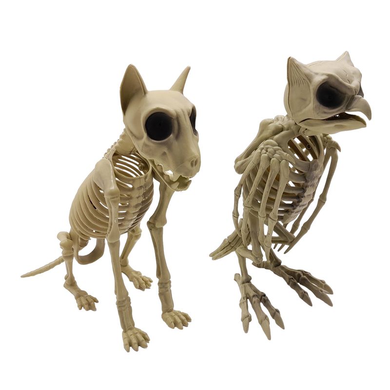 Animal Skeleton w/Red Light Up Eyes Assorted