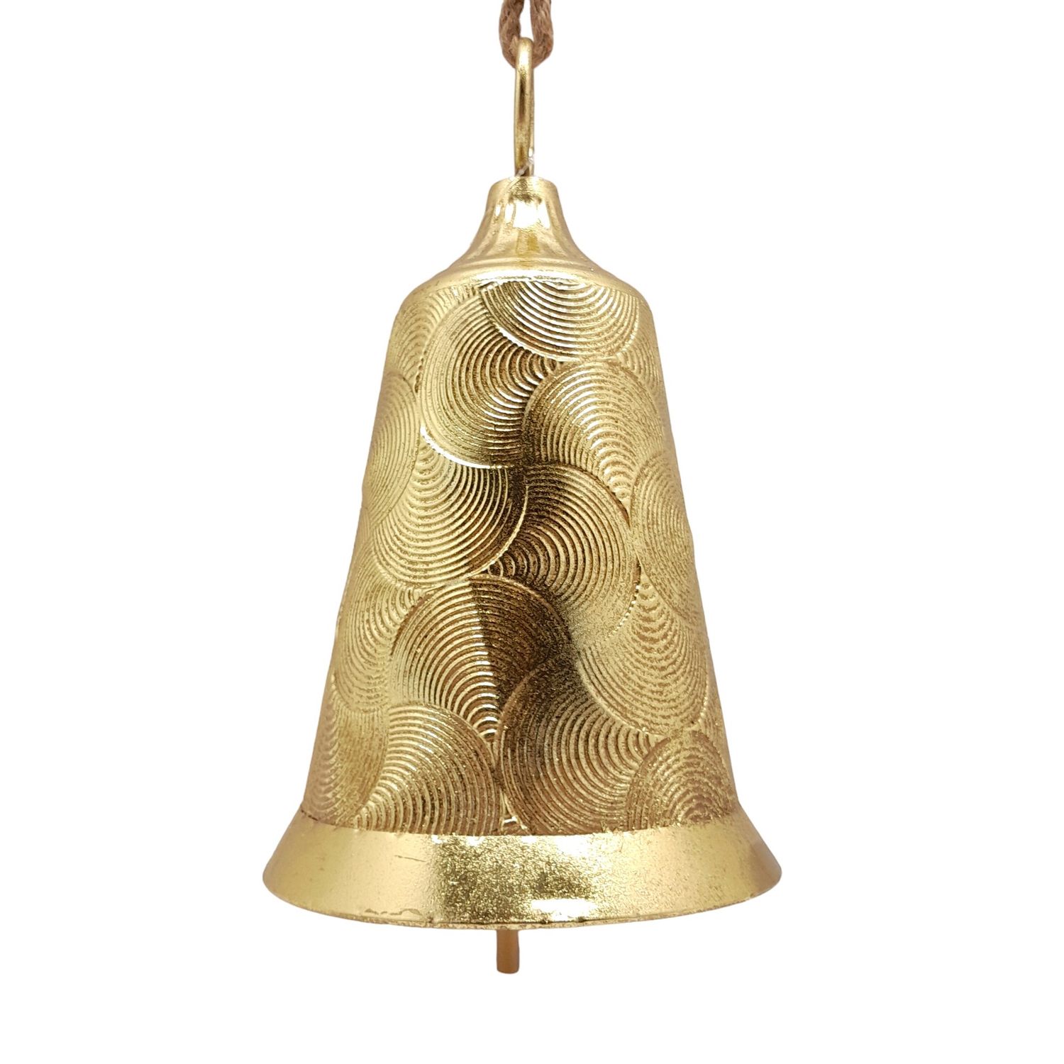 8.2&quot;x14.5&quot; Metal Bell Gold