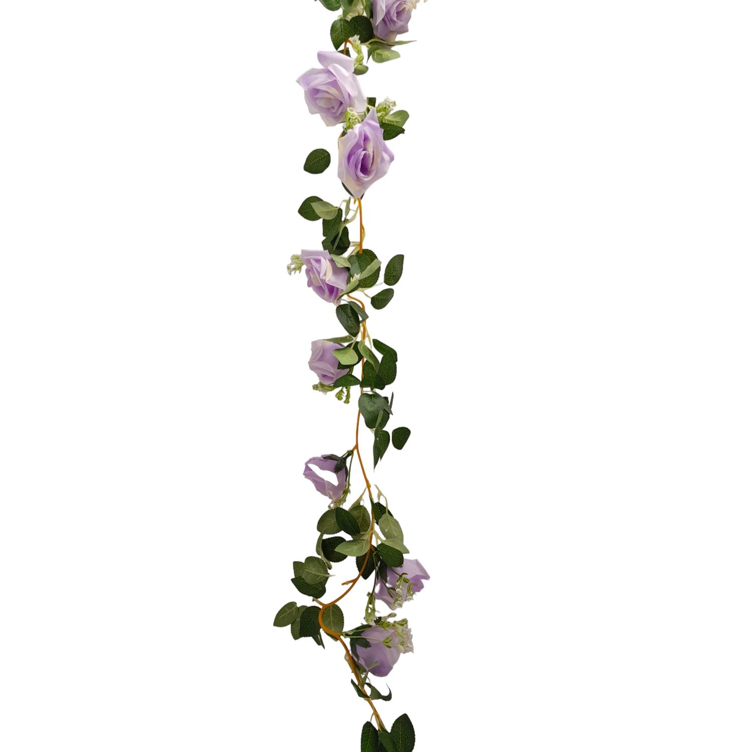 6&#39; Rose Garland w/3&quot; Heads Lavender