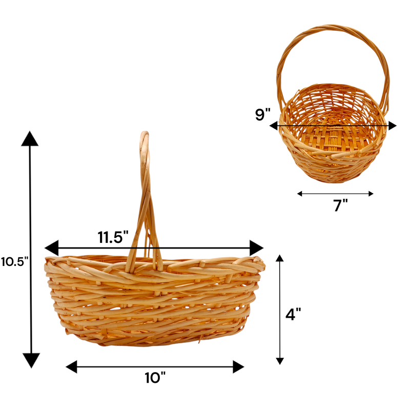 Single Handle Oval Basket 4019 (SM)