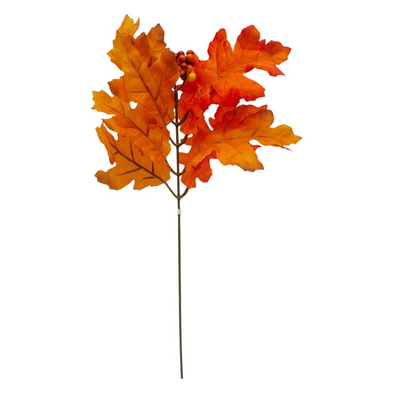 12&quot; Oak leaf Pick Orange