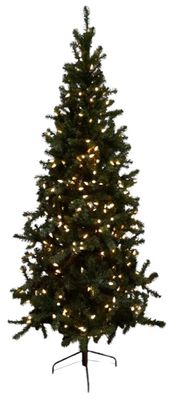 7.5&#39; Lighted Led Slim Canadian Pine Tree