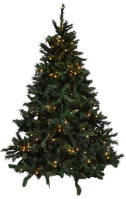 7.5&#39; Lighted Led Full Evergreen Tree