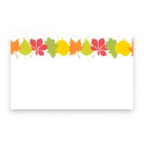 50pc 3-1/2″x2-1/4″ Enclosure Cards Fall Leaves