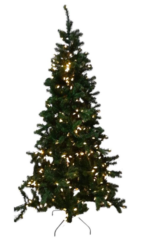 6.5&#39; Canadian Pine Slim Tree w/Led Lights